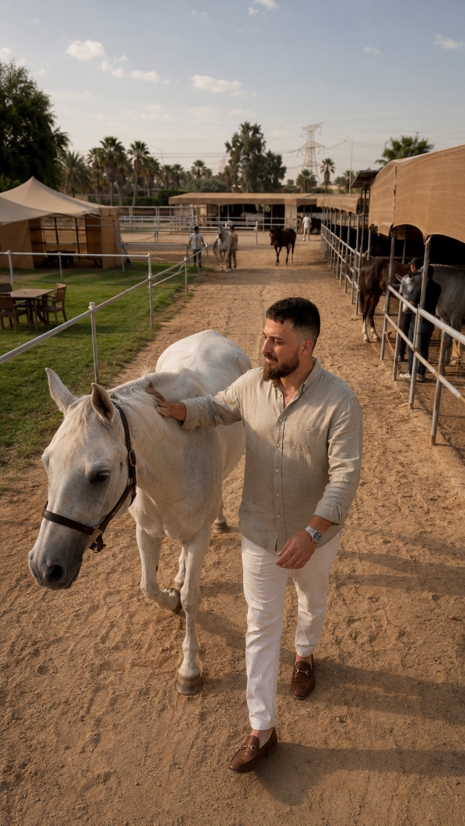 Unterwegs an den Stallgassen der Ranch