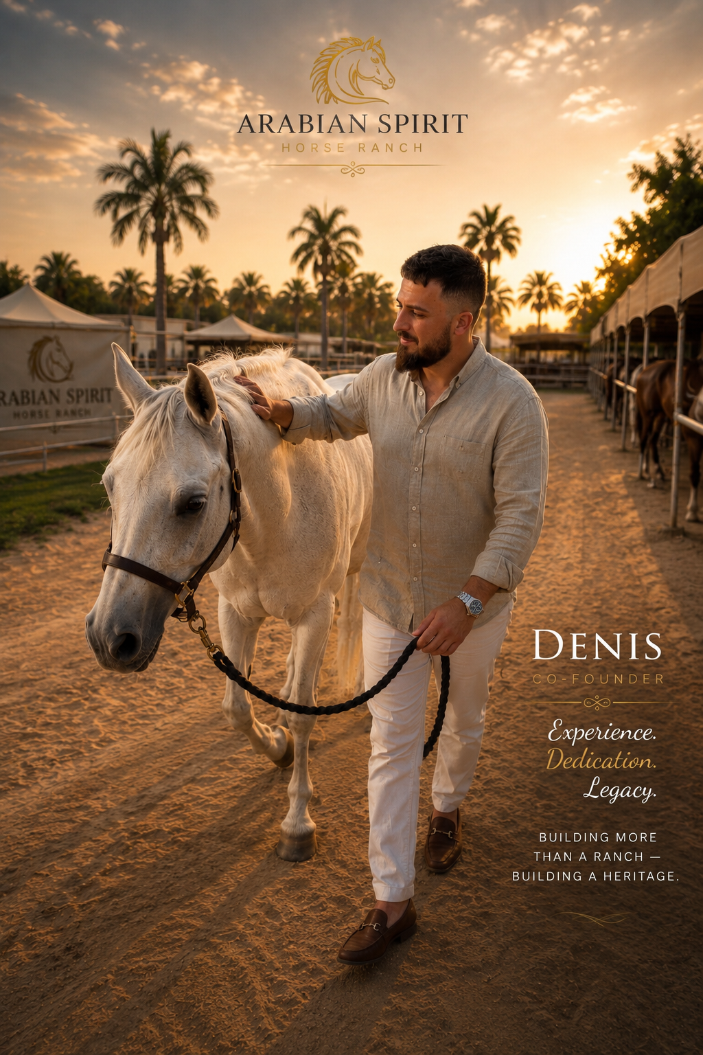 Denis — Co-Founder Arabian Spirit Horse Ranch
