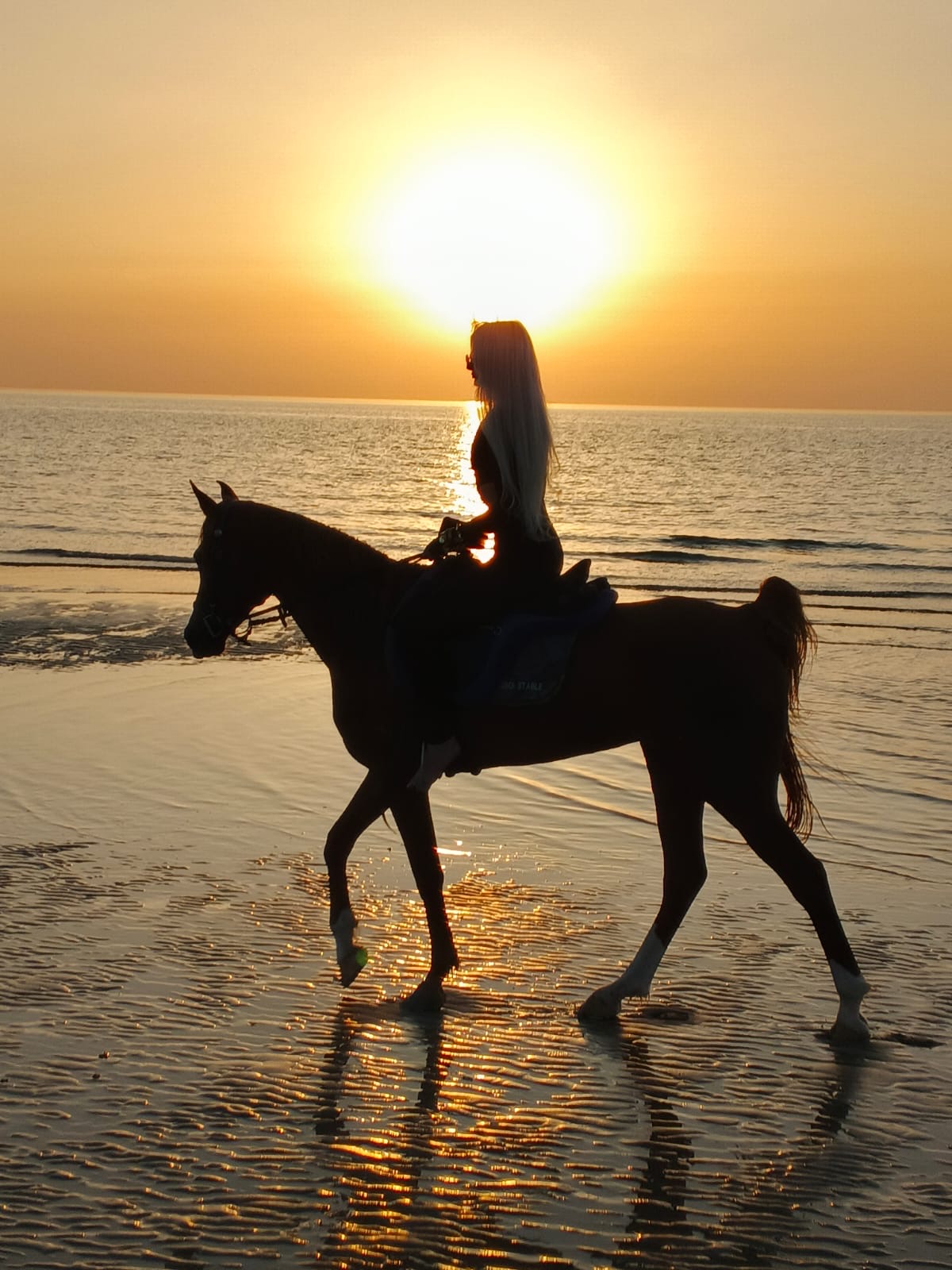 Am Meer entlang im Abendlicht